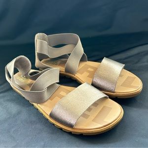 SOREL - Ella Sandal - Taupe - Size 7 - SAMPLE